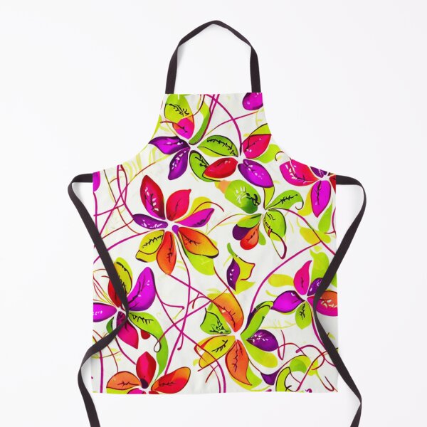 Item preview, Retro Colours Flower Pattern designed and sold by Sol-threads.