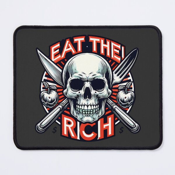Item preview, EAT THE RICH: A Call to Revolution in Red, Black and White designed and sold by SplashTastic.