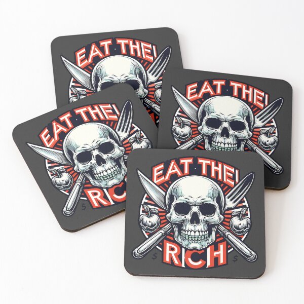 Item preview, EAT THE RICH: A Call to Revolution in Red, Black and White designed and sold by SplashTastic.