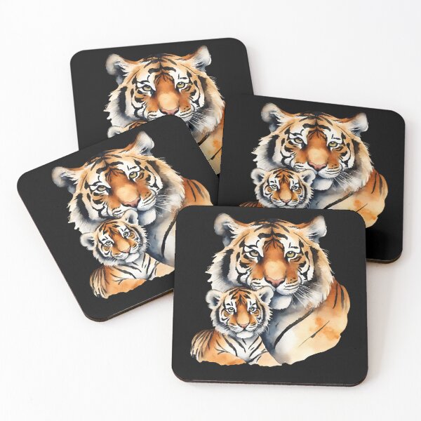 Item preview, Mother and Baby Tiger - Happy Mother's Day designed and sold by LEOOTY.