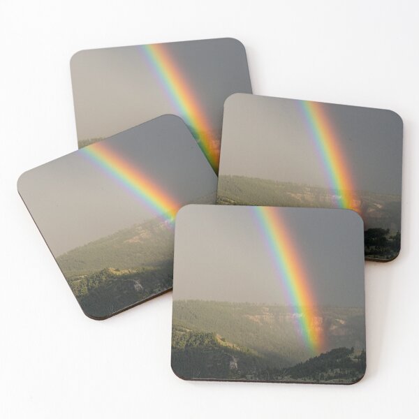 Item preview, Rainbow over the Gardner River Canyon Photography | Cali Boho | Bossy Cat Home designed and sold by BossyCatHome.