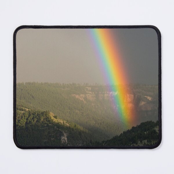 Item preview, Rainbow over the Gardner River Canyon Photography | Cali Boho | Bossy Cat Home designed and sold by BossyCatHome.