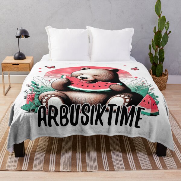 Item preview, Time for watermelon Arbusik bear delicious gift designed and sold by Pineapple-Tree.