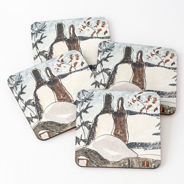 Item preview, Arthur Dove | Snowy Rooftops and Trees 1935 | Cali Boho |  Bossy Cat Home designed and sold by BossyCatHome.