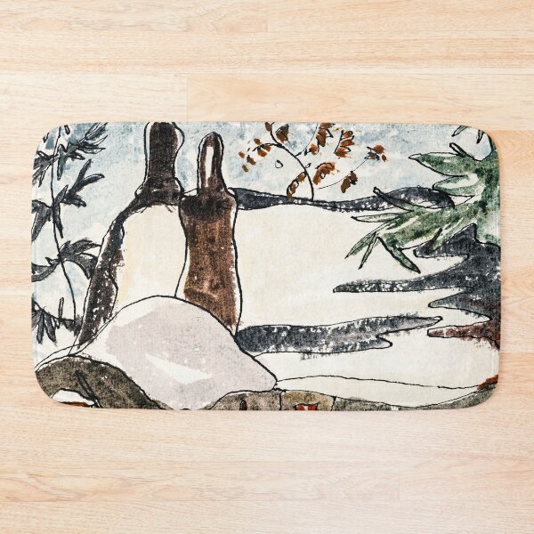 Item preview, Arthur Dove | Snowy Rooftops and Trees 1935 | Cali Boho |  Bossy Cat Home designed and sold by BossyCatHome.