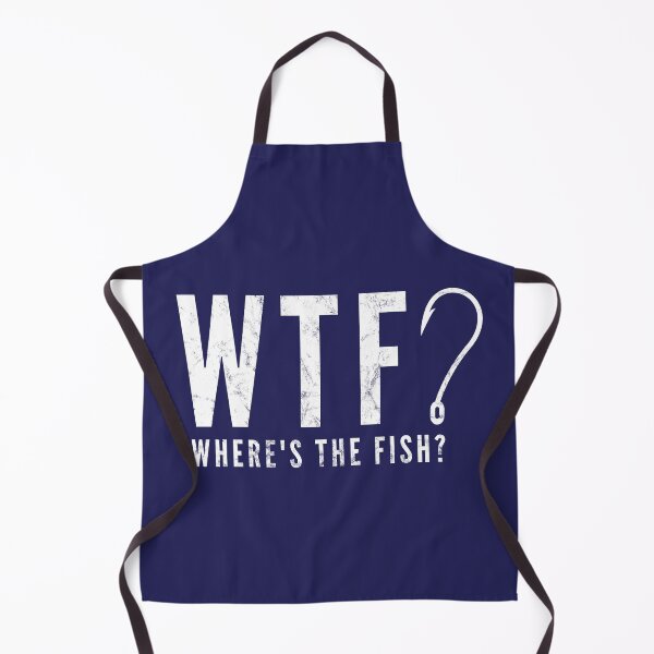 Item preview, WTF Where's The Fish Funny Fishing Gift Perfect Gift For Fishing Lovers designed and sold by NostalgicLatin.