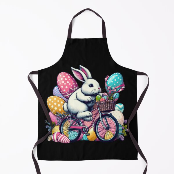 Item preview, rabbit rides a bike  Easter Funny animals designed and sold by Expressions-Sel.