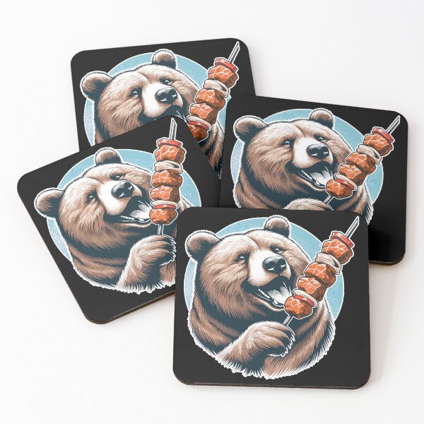 Item preview, Shashlik meat skewer bear gift designed and sold by Pineapple-Tree.