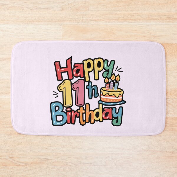 Item preview, Happy 11th Birthday designed and sold by Itsheartshop.