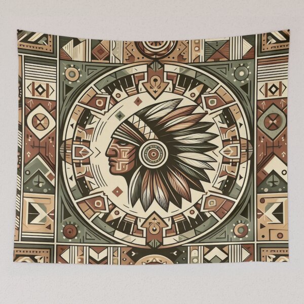 Item preview, Indigenous Native American Pattern designed and sold by Myra365Art.