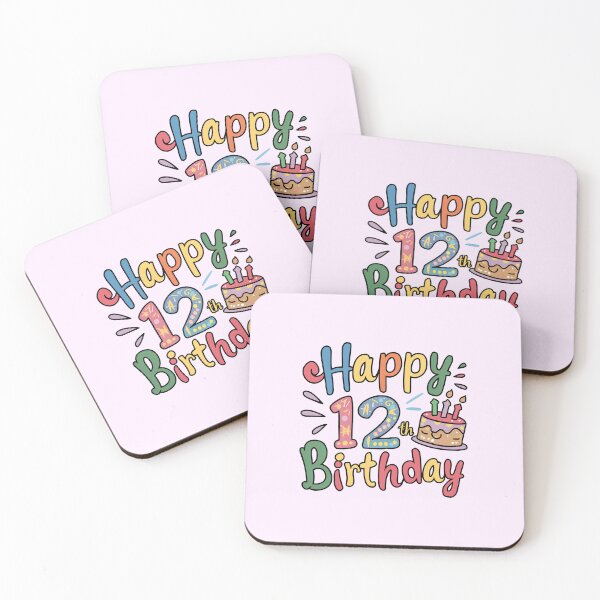 Item preview, Happy 12th Birthday designed and sold by Itsheartshop.