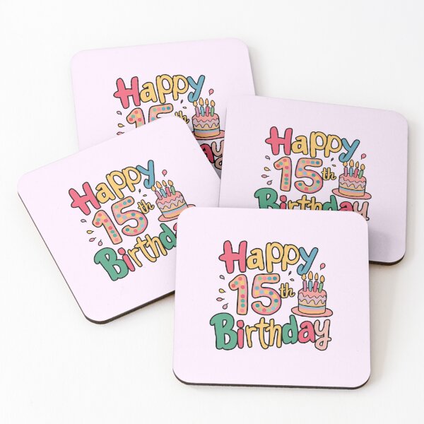 Item preview, Happy 15th Birthday designed and sold by Itsheartshop.