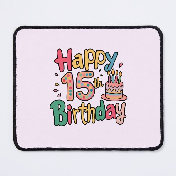 Item preview, Happy 15th Birthday designed and sold by Itsheartshop.