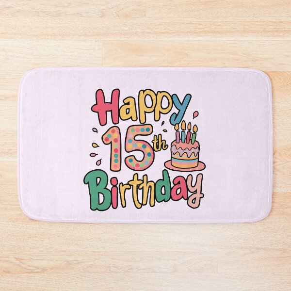 Item preview, Happy 15th Birthday designed and sold by Itsheartshop.