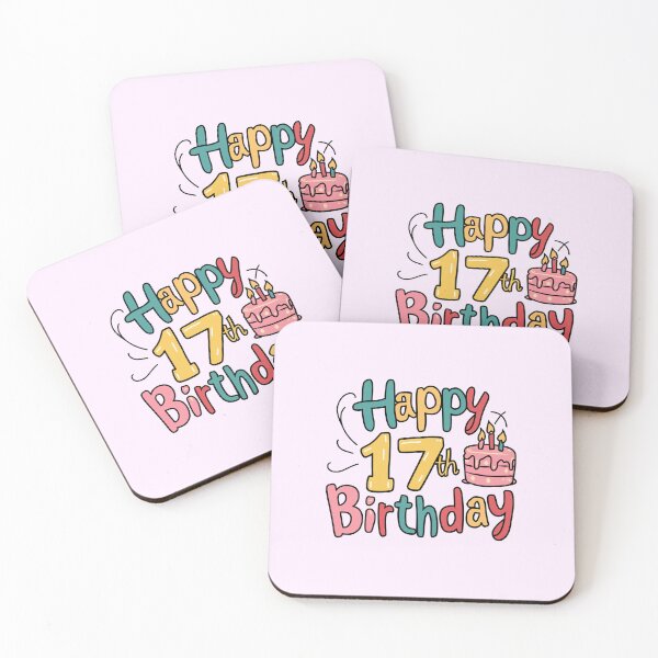 Item preview, Happy 17th Birthday designed and sold by Itsheartshop.