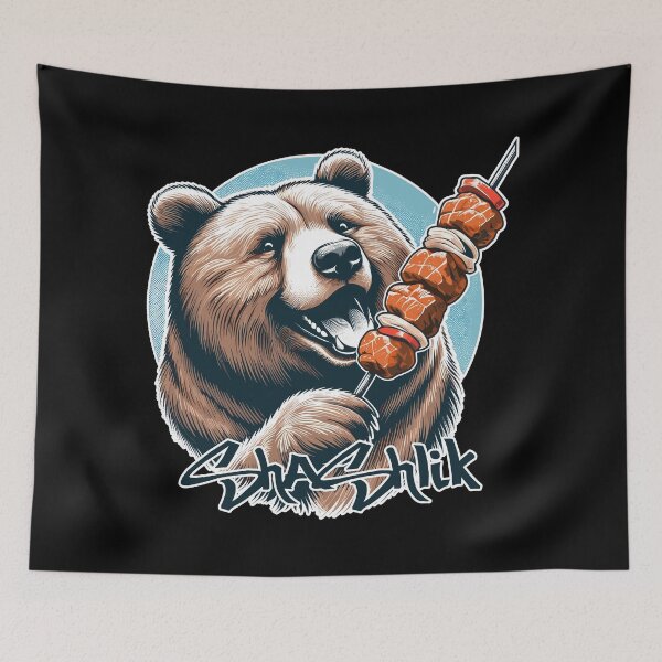 Item preview, Shashlik meat skewer bear gift designed and sold by Pineapple-Tree.