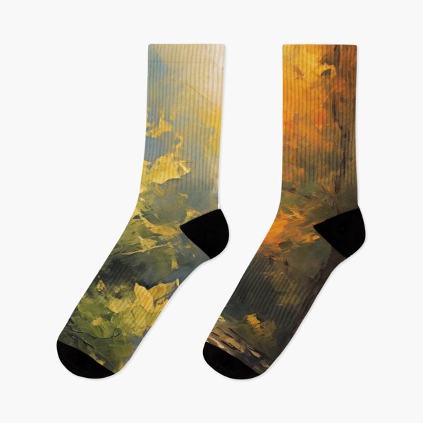 Item preview, River in autumn light | Impressionism designed and sold by AniDragonfly.