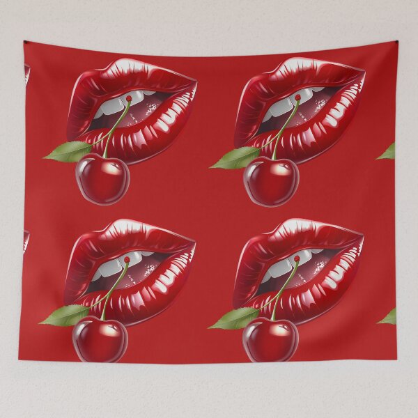 Item preview, lips cherry redlips cherry designed and sold by Areebanawab.