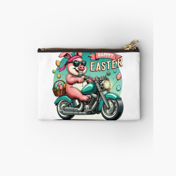 Item preview, pig with sunglasses and motor  happy Easter Funny animals designed and sold by Expressions-Sel.