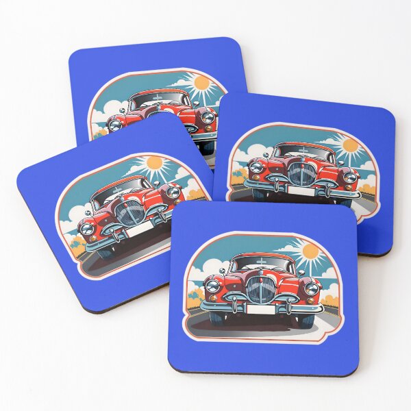 Artikelvorschau, Cool Classic Vintage Car On The Road entworfen und verkauft von TheArtOfPat.