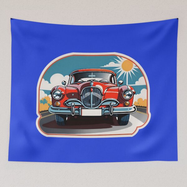 Item preview, Cool Classic Vintage Car On The Road designed and sold by TheArtOfPat.