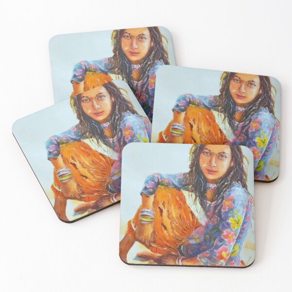 Item preview, Indian Village Girl (Hi Res) designed and sold by Sampa Bhakta.