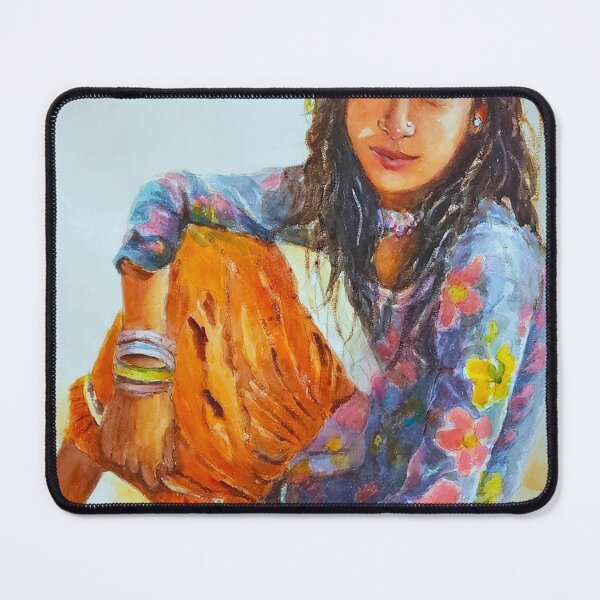 Item preview, Indian Village Girl (Hi Res) designed and sold by Sampa Bhakta.
