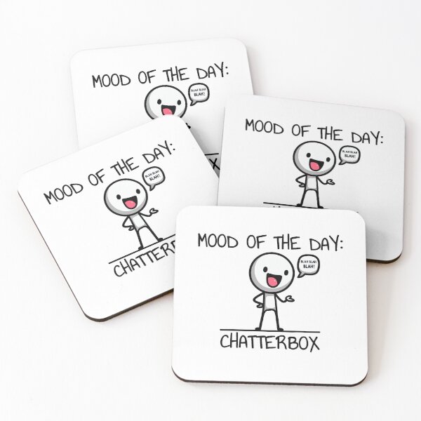 Item preview, Mood of The Day: Chatterbox - Stickman Crew #19 designed and sold by TheRumblingNerd.