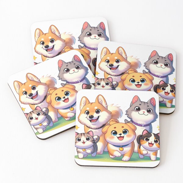 Item preview, Paw Pals Parade: A Chibi & Cartoon Celebration designed and sold by TarotDigital.