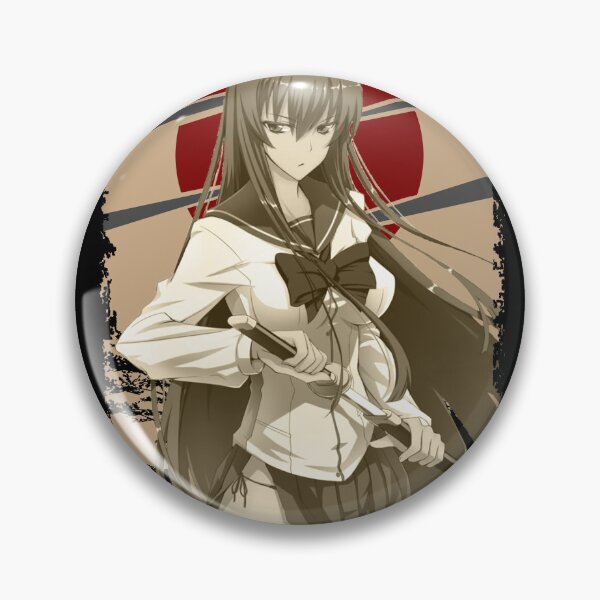 Item preview, Saeko Busujima HOTD Retro Landscape Design designed and sold by Wafusaurus.