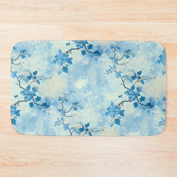 Item preview, Blue Floral Kaleidoscopic Design and Pattern designed and sold by WendyMaree.