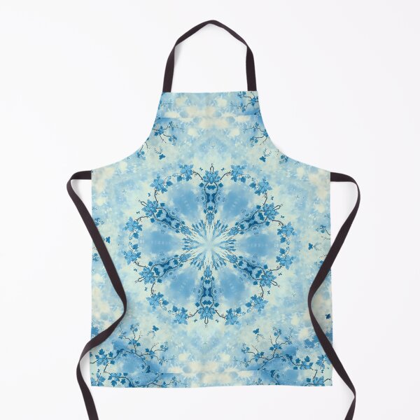 Item preview, Blue Floral Kaleidoscopic Design and Pattern designed and sold by WendyMaree.