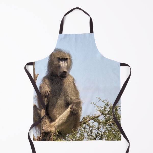 Item preview, ON GUARD - THE CHACHMA BABOON - Papio ursinus designed and sold by Magriet Meintjes.