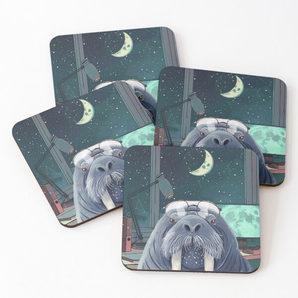 Item preview, Walrus in the cosmic office designed and sold by EtherealShadows.