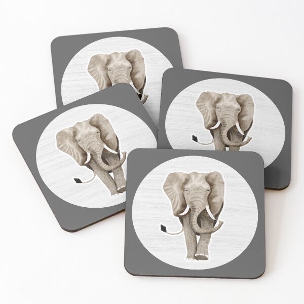 Item preview, Watercolor Drawing of an Elephant designed and sold by LivingColorful.