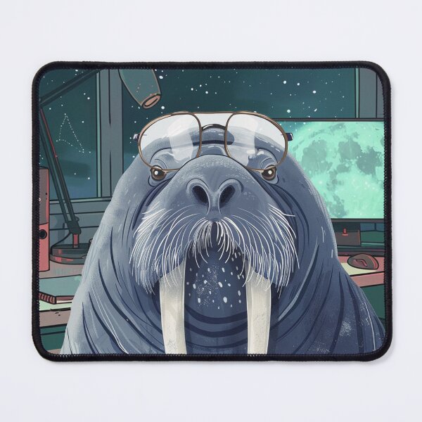 Item preview, Walrus in the cosmic office designed and sold by EtherealShadows.