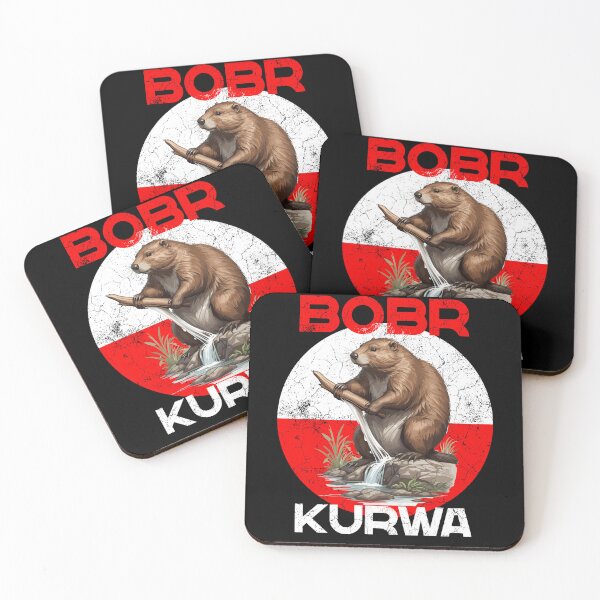 Item preview, Bobr Kurwa Polish Meme Funny Saying designed and sold by LuminOrb.