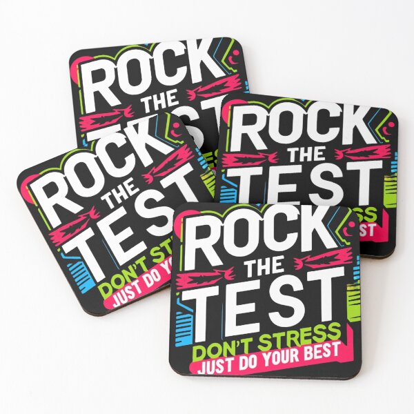 Item preview, Rock the test don't stress just do your best designed and sold by MilkyForest.