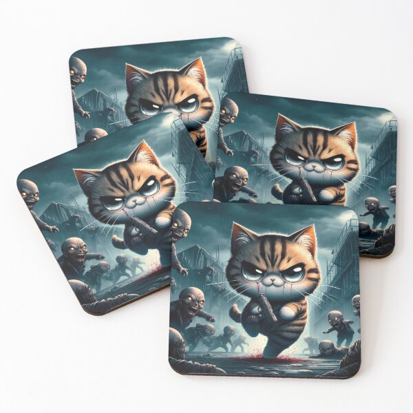 Item preview, Night of the Feline Survivor: A Chibi Apocalypse designed and sold by TarotDigital.