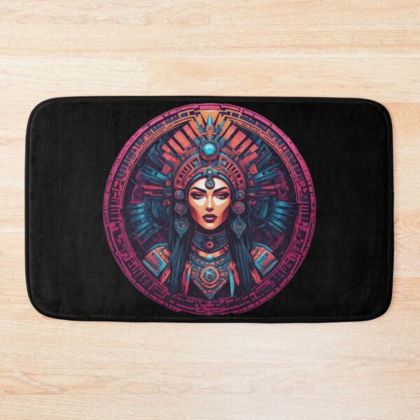 Item preview, Mayan Shaman Disc, Beautiful Tribal Girl, Psychedelic designed and sold by Burn-Ego.