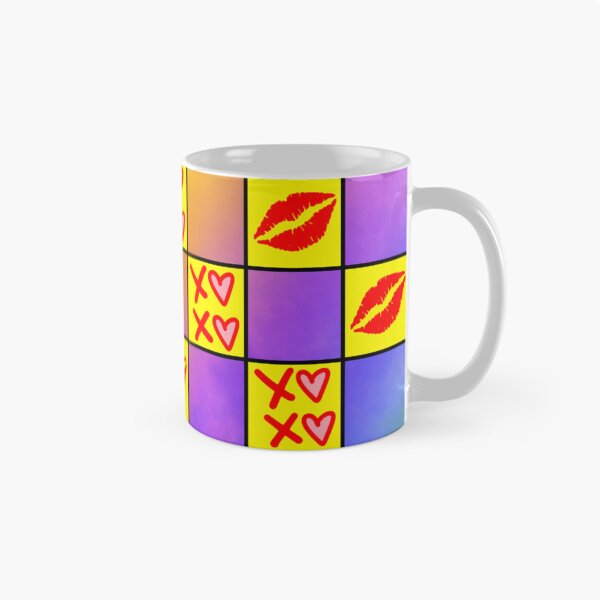 Item preview, Colourful Xoxo Kisses Romantic cute lovers Loveland designed and sold by LUCKYHAPPYFINDS.