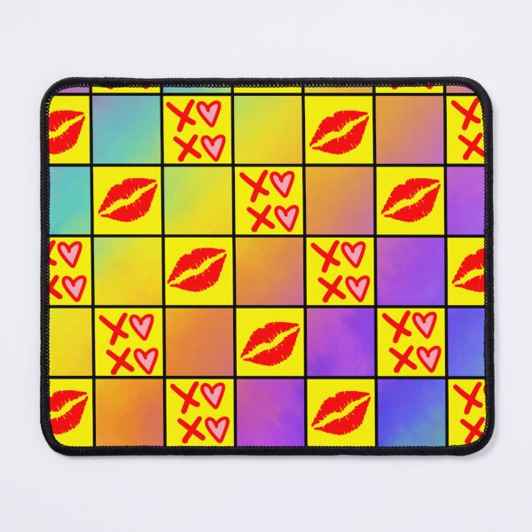Item preview, Colourful Xoxo Kisses Romantic cute lovers Loveland designed and sold by LUCKYHAPPYFINDS.