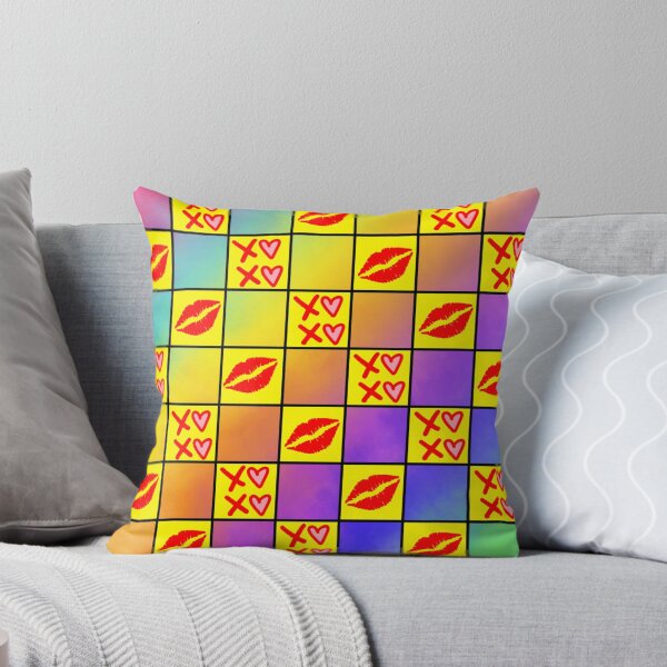 Item preview, Colourful Xoxo Kisses Romantic cute lovers Loveland designed and sold by LUCKYHAPPYFINDS.