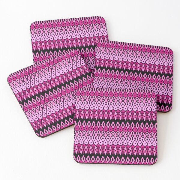Item preview, Pink urban cultural aztec print design designed and sold by SpinklyCreations.
