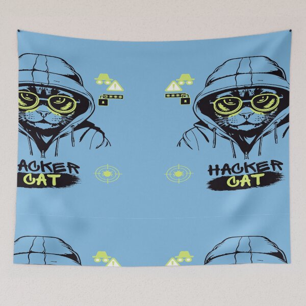 Item preview, Hacker Cat ! designed and sold by Crossverse.