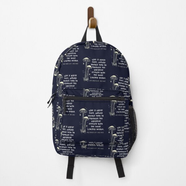 Item preview, Heinrich Heine quote: Like a great poet, Nature knows how to produce the greatest effects with the most limited means. designed and sold by artbleed.