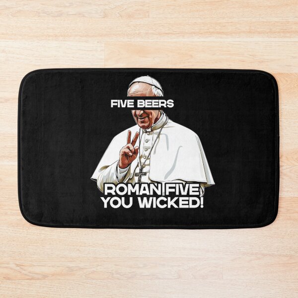 Item preview, Beer lover Pope orders five beers with humor designed and sold by LuminOrb.