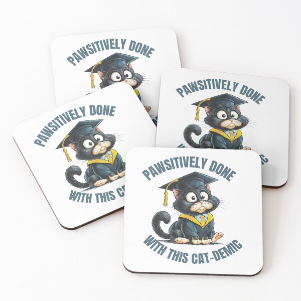 Item preview, Funny graduation pawsitively done with this cat-demic High School Senior Diploma designed and sold by MotivaChic.