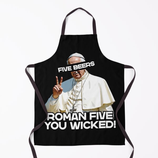 Item preview, Five beers Roman you godless designed and sold by LuminOrb.