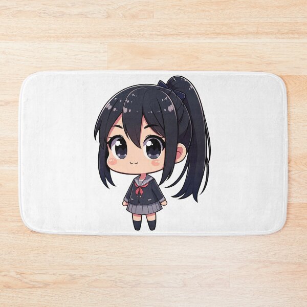 Item preview, Academic Charm: Chibi Schoolgirl Sticker designed and sold by TarotDigital.